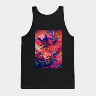 ABSTRACT PUMPKIN Tank Top